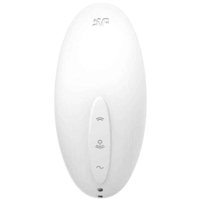 SATISFYER - STIMOLATORE E VIBRATORE A IMPULSI D'ARIA VULVA LOVER 2 BLU