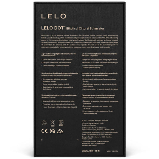 LELO - STIMOLATORE CLITORIDE DOT - ACQUA