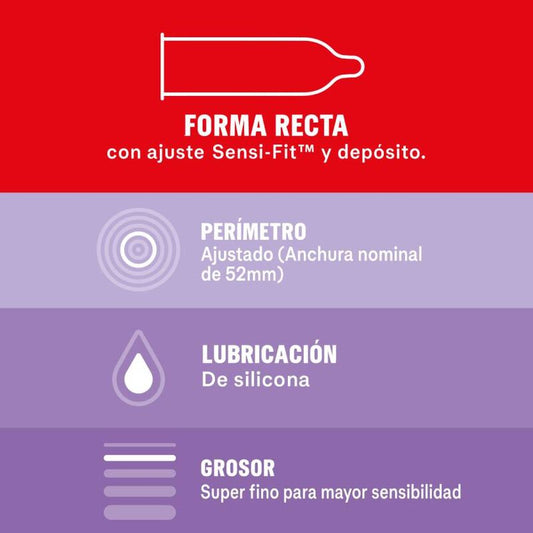 DUREX - CONTATTO SENSIBILE TOTALE 12 UNITÀ