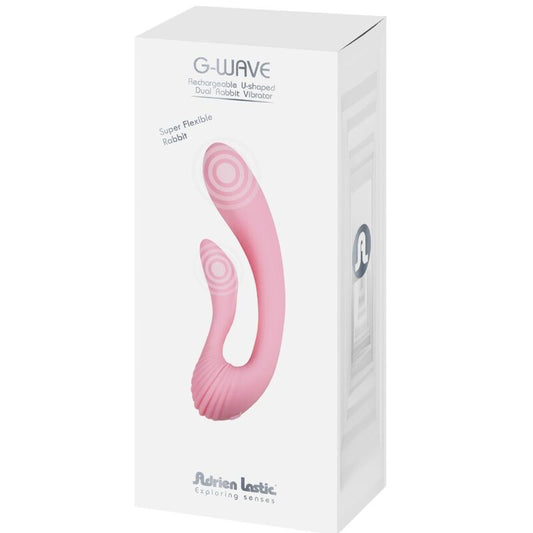 ADRIEN LASTIC - VIBRATORE G-WAVE DUAL RABBIT ROSA