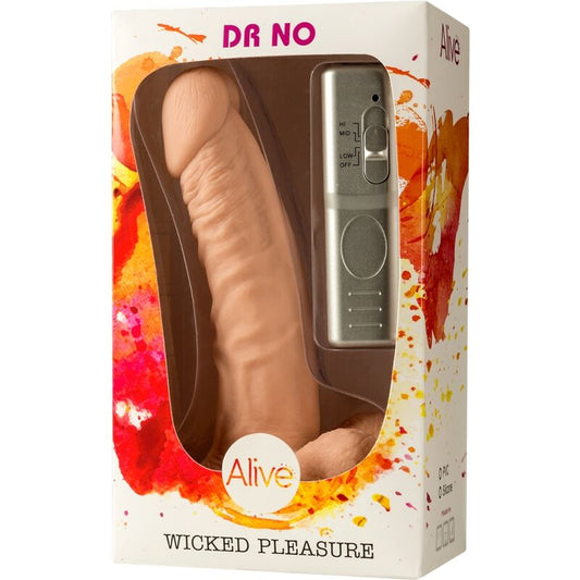 ALIVE DR. NESSUN VIBRATORE DEL PENE REALISTICO 18 CM
