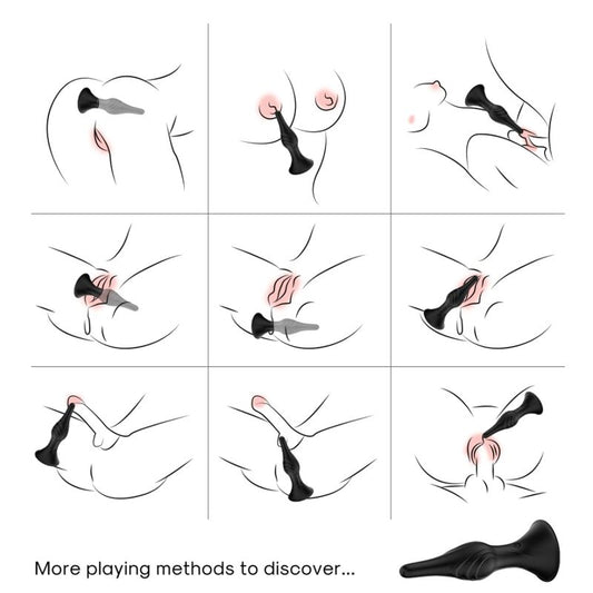 ARMONY - VIBRATORE E PLUG ANALE TELECOMANDO NERO