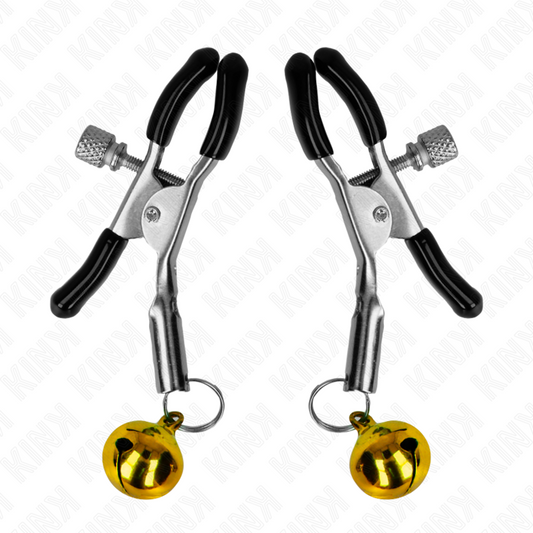 KINK - PINZA PER CAPEZZOLO A CAMPANA SINGOLA ORO 6 CM