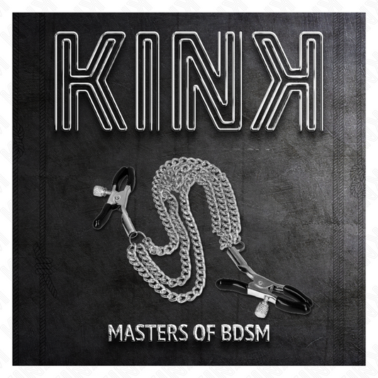 KINK - PINZE PER CAPEzzoli CON 3 CATENE ARGENTO 20/23/28 CM