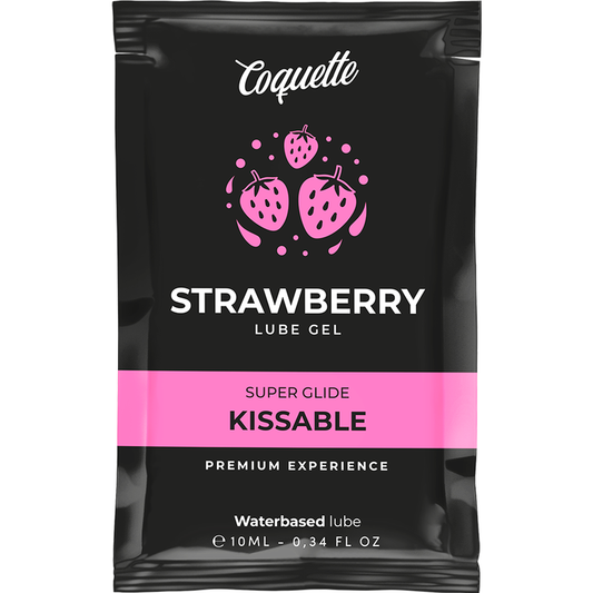 COQUETTE CHIC DESIRE - LUBRIFICANTE KISSABLE A BASE ACQUA DI FRAGOLA POCKET 10 ML
