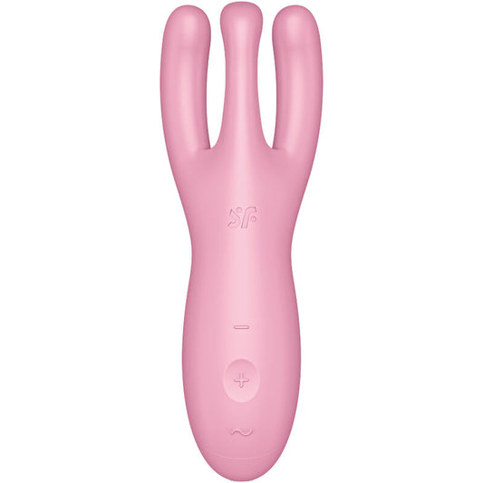 SATISFYER - APP THREESOME 4 VIBRATORE ROSA