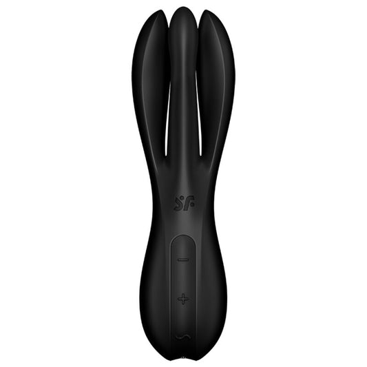 SATISFYER - VIBRATORE THREESOME 2 NERO