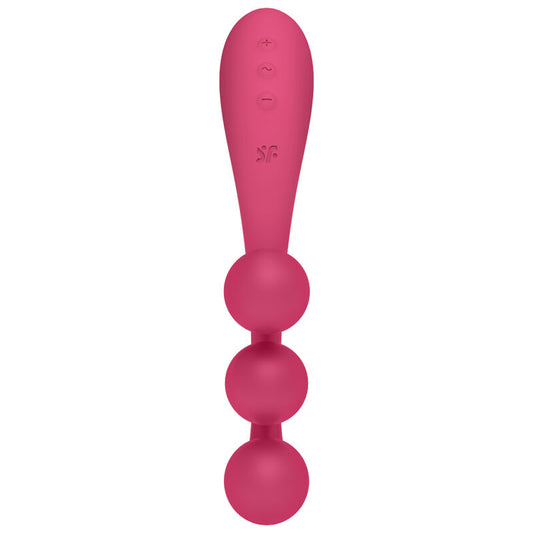 SATISFYER - MULTI VIBRATORE TRI BALL 1 ROSSO