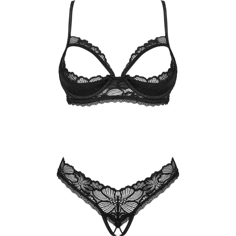 OBSESSIVE - SERAFIA SET DUE PEZZI CUPLESS XL/XXL