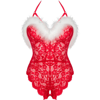 LIVCO CORSETTI FASHION - BODY DA DONNA IN PIZZO DI SANTA S/M